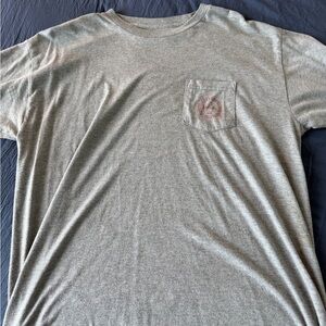 Gray Men's T-Shirt with Pocket